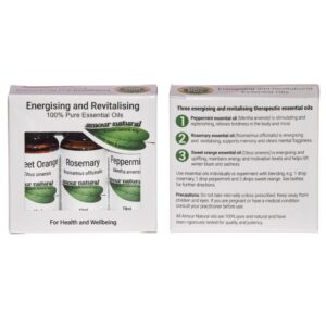 Energising and Revitalising essential oil set