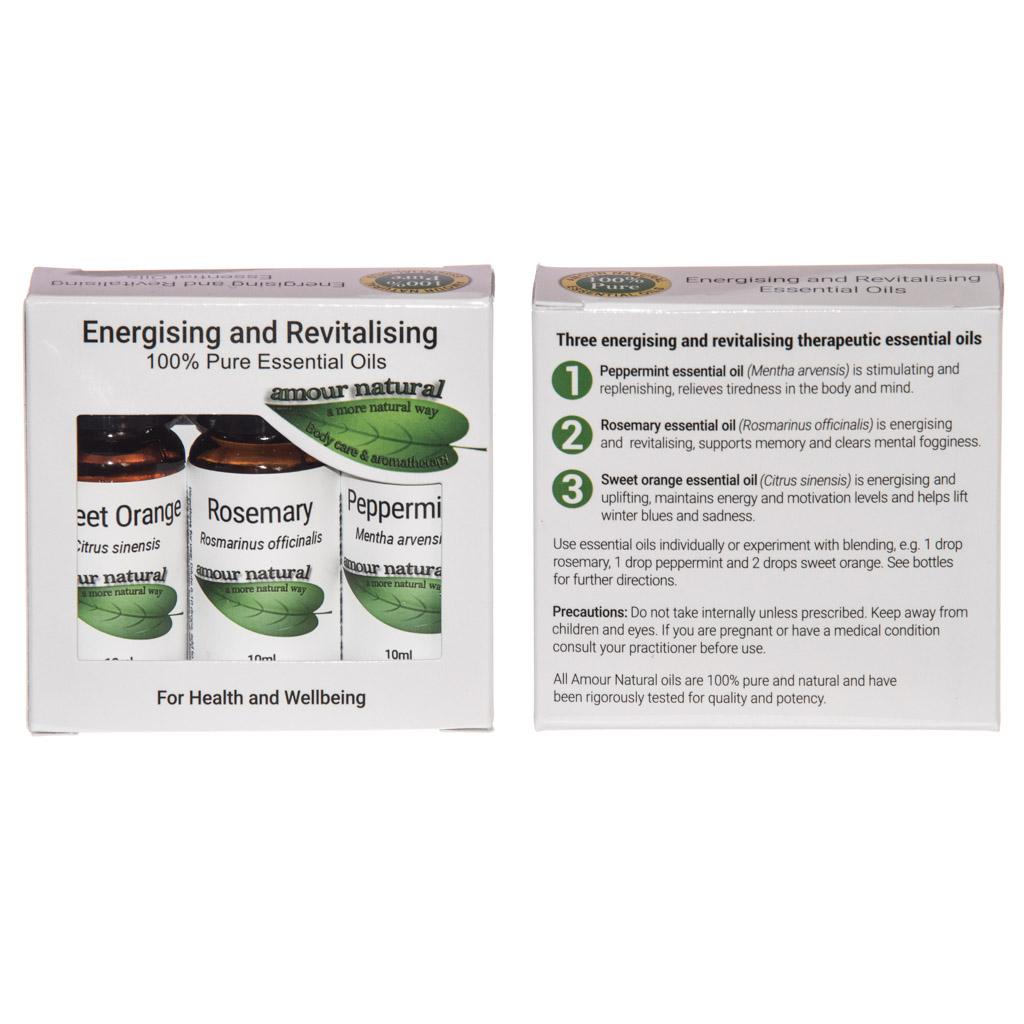 Energising and Revitalising essential oil set