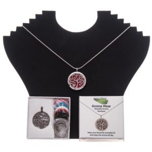 Aroma necklace, heart design