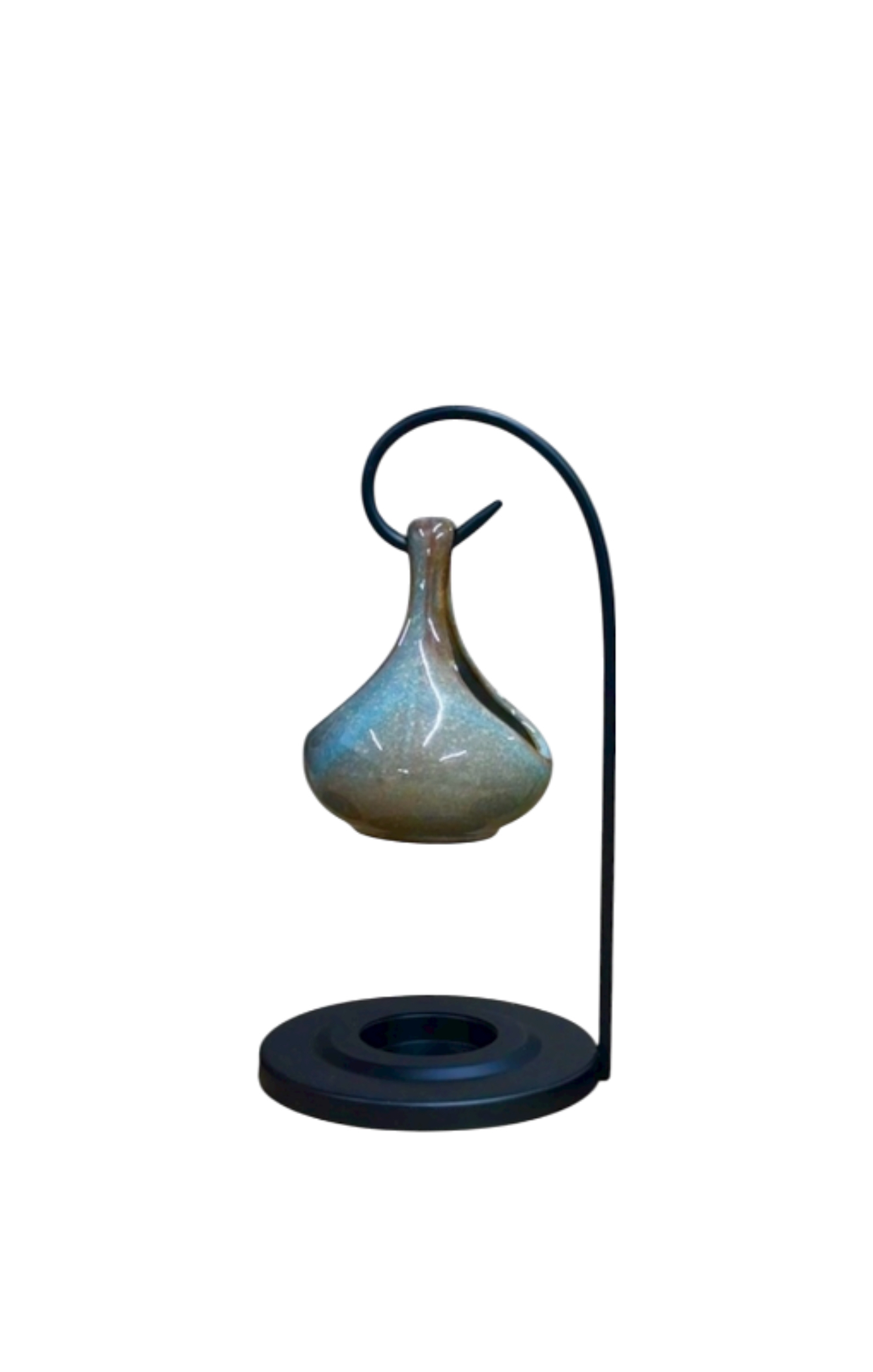 Teardrop oil burner, marbled